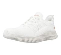 Skechers, Bobs Geo New Aesthetics Mujer, Off White Knit Synthetic Trim, 40 EU