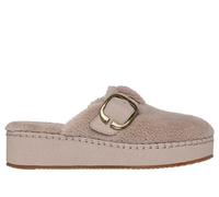 Skechers BOBS Rosey Rise - Cuddle Kicks en Taupe, talla 38.5, Vegan