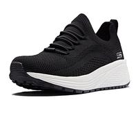 Skechers BOBS SPARROW 2.0 ALLEGIANCE CREW, Zapatillas para Mujer, Black Engineered Knit, 37 EU