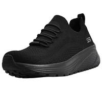 Skechers Bobs Sparrow 2.0 Allegiance Crew, Zapatos deportivos Mujer, Black Engineered Knit/ Trim, 38 EU