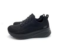 Skechers Bobs Sparrow 2.0 Allegiance Crew, Zapatos deportivos Mujer, Black Engineered Knit/ Trim, 38 EU