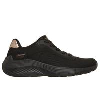 Skechers Bobs Squad Waves Current Look - Zapatillas Deportivas para Mujer, Color Negro, Talla 4