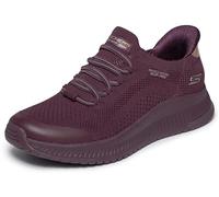 Skechers Bobs Squad 4 Dire Step - Zapatillas Deportivas para Mujer, Color borgoña, Talla 36