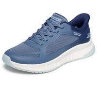Skechers Bobs Squad 4 Staple Look - Tenis para Mujer, Color Azul Multicolor, Talla 3