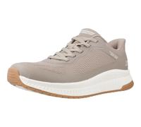 Skechers Bobs Squad 4 ZapatosMujer | Tenis informales, sin cordones, plantilla de espuma viscoelástica, almohadilla para el talón, suela flexible