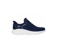 Skechers Mujer Bobs Squad Chaos Current Muse Slip-In Entrenador | Tenis informales, sin cordones, plantilla de espuma viscoelástica, almohadilla para el talón, suela flexible