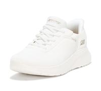 Skechers Bobs Squad Chaos Current Muse, Zapatillas Mujer, Off White Textile, 39 EU