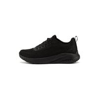 Skechers Bobs Squad Chaos Face Off, Zapatillas de Deporte Mujer, Black Engineered Knit Trim, 39 EU