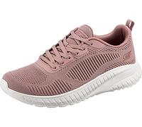 Skechers Bobs Squad Chaos Face Off, Zapatillas de Deporte Mujer, Blush Engineered Knit, 40 EU