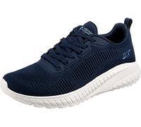 Skechers Bobs Squad Chaos Face Off, Zapatillas de Deporte Mujer, Navy Engineered Knit, 36 EU