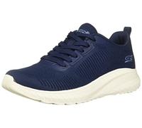 Skechers Bobs Squad Chaos Face Off, Zapatillas de Deporte Mujer, Navy Engineered Knit, 39.5 EU