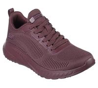 Skechers Bobs Squad Chaos Face Off, Zapatillas de Deporte Mujer, Plum Engineered Knit, 36 EU