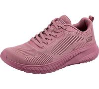 Skechers - Bobs Squad Chaos - Face Off, Zapatillas para Mujer, Frambuesa, 41 EU