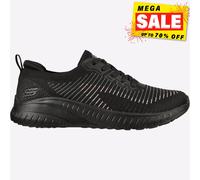 Skechers Bobs Squad Chaos Mujer Memoria Espuma Gimnasio Ejercicio Zapatos Negros