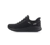 Skechers Bobs Squad Chaos, Zapatillas para Mujer, Black Mesh Trim, 39 EU
