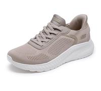 Skechers Bobs Squad Chaos, Zapatillas para Mujer, Taupe, 37 EU