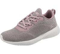 Skechers BOBS SQUAD GHOST STAR, Zapatillas para Mujer, Mauve Reflective Engineered Knit, 38 EU