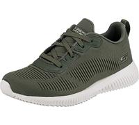Skechers Bobs Squad Tough Talk Verde Deportivas Planas Mujer