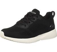 Skechers Bobs Squad Tough Talk, Zapatillas Mujer, Black Engineered Knit, 38 EU