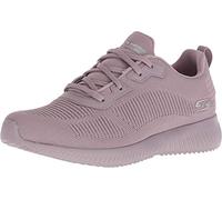 Skechers Bobs Squad Tough Talk, Zapatillas Mujer, Mauve Engineered Knit, 36 EU