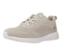 Skechers Bobs Squad Tough Talk, Zapatillas Mujer, Natural Engineered Knit, 40 EU
