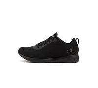 Skechers Bobs Squad Tough Talk, Zapatillas Mujer, Black Engineered Knit/ Trim, 37.5 EU