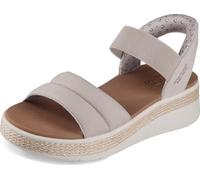 Skechers Bobs Sun Ray, Sandalia Mujer, Taupe, 36 EU