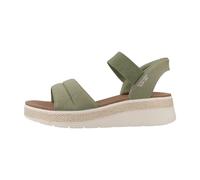 Skechers Mujer Bobs Sun Ray Slip-In Entrenador, Olive, 40 EU