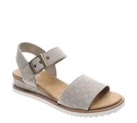 Skechers Bob's Womens, Desert Kiss Seendípita Mujer, Taupe Microfiber, 37 EU
