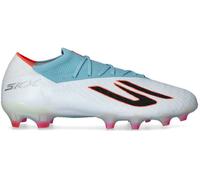 Skechers - Bota de fútbol SKX_02 Elite FG, Unisex, White-Turquoise, 42,5