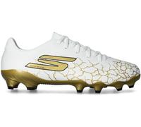 Skechers - Bota de fútbol Skx_ 1.5 Academy FG, Unisex, White Gold, 42,5