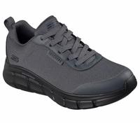 Skechers Botas de hombre impermeables Bobs Sport B Flex - Rainy Edge 118111, Gris oscuro, 44 EU