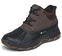 Skechers Botas de moda RESPECTED SWAMPER para hombre, chocolate/negro, 8 UK