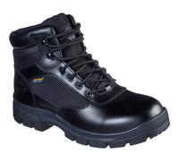 Skechers Botas de Seguridad de Cuero Wascana Benen con Cordones para (FS7474)