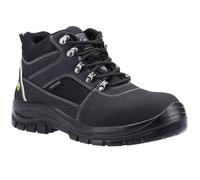 Skechers Botas de Seguridad de Nobuck Trophus Letic con Cordones para (FS7877)