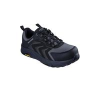 Skechers Botas de seguridad para hombre Speed-Flex, negro, 40 EU