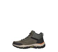 Skechers – Botas para senderismo Santoro Hopkins Hombre – Cuero/Sintético/Malla Oliva – Talla 46 EU