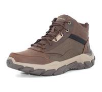 Skechers Santoro Hopkins, Botas para Senderismo Hombre, Cocoa Leather/Synthetic/Mesh, 45.5 EU