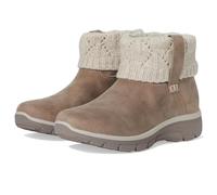 Skechers Botas de tobillo para mujer, fáciles de llevar y acogedoras, con 2 manos libres, gris topo, 38.5 EU
