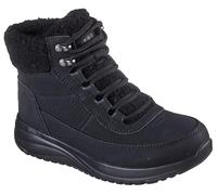 Skechers Botas de tobillo mujer On-The-go Stellar Alpine Adventure, impermeable, veganas, Negro 38 EU