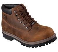 Skechers Sergeants Verdict, Botas Hombre, Dark Brown, 41 EU