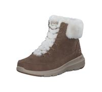 SKECHERS Botines con cordones 'Glacial Ultra' marrón / blanco 38 marrón / blanco