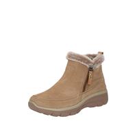 Skechers Easy Going Cool Zip, Botas de Invierno Mujer, Tan Suede, 37 EU