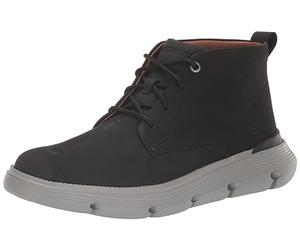 Skechers Botines para Hombre Garza Fontaine, Negro, 42 EU