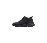Skechers Arch Fit Garza Ridley, Botas Cortas al Tobillo Hombre, Black Leather/Synthetic, 41 EU