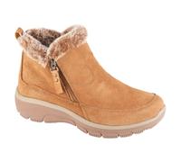 Skechers Easy Going Cool Zip, Botas de Invierno Mujer, Tan Suede, 38 EU