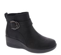 Skechers - Botines para mujer Pier-lite-Forever Chic, Negro/Negro, 38 EU