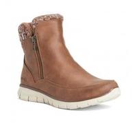 SKECHERS - Botines Planos Synergy Mujer Marron - 36