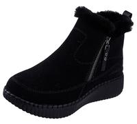 Skechers Botines Wilshire BLVD-Fresh Zip para Mujer, Negro, 39.5 EU
