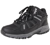 Skechers Bound Peak, Pico Encuadernado a Hillcrest Mujer, Ribete de carbón Textil sintético Negro, 38 EU